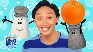 Learn How Oranges Grow w/ Josh, Blue, Mr. Salt & Mrs. Pepper! Blue's Clues & You!