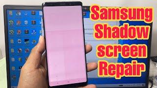 Repair Samsung Note8 Shadow screen, Samsung Note8 Screen red color repair