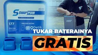 Cara Tukar Baterai Smoot Motor Listrik di Swap Poin