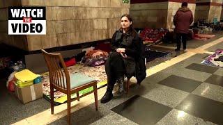 Life in a Kyiv, Ukraine metro shelter over 24 days of war