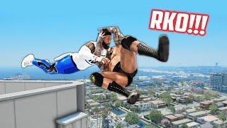 GTA 5 WRESTLING LIKE IN WWE #40 (CM Punk, RKO, Spear, and more!)