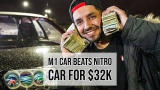 Stock Block M1 Car Beats Nitro Car for $32k Pot - CT vs Mass