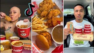 Jolliebee Mukbang  - Tik Tok Compilation.