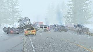 Multi-Vehicle Pileup Crashes 19 | BeamNG.drive