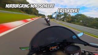 Nurburgring Nordschleife - Yamaha R1 chasing KTM Superduke 1290 RR