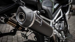 2023 Triumph Tiger 1200 Rally Pro - LeoVince Nero Exhaust