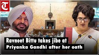 “Family planning complete…”: Ravneet Bittu takes jibe at Priyanka Gandhi after she takes oath as MP