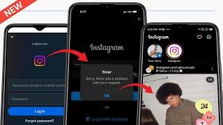 How to fix sorry there was a problem with your request Instagram Login Error 2024