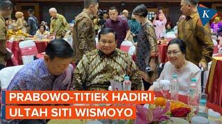 Momen Prabowo dan Titiek Hadiri Acara Ulang Tahun Adik Tien Soeharto