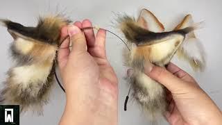 INTOTHEWOODstudio : Animal ears tutorial