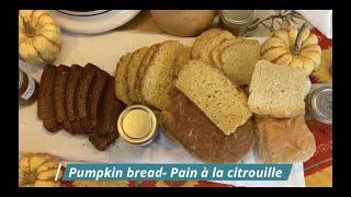 Pain à la citrouille. PUMPKIN BREAD Subtitled in ENGLISHSubtitulado en ESPAÑOL