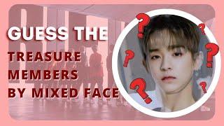 [kpop quiz] guess the TREASURE members by mixed faces