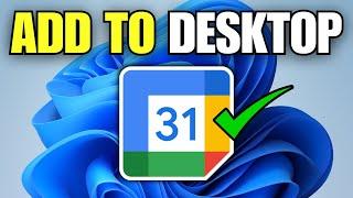 How To Add Google Calendar to Desktop in Windows 10/11