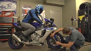 How To Check Motorcycle Suspension Sag | MC Garage
