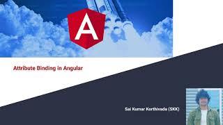 Angular Attribute Binding | Different ways of using attribute binding