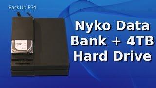 Installing the Nyko Data Bank and 4 Terabyte Hard Drive on the PS4