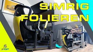 ALU SIMRIG FOLIEREN - Alternative zur Beschichtung/Lackierung? - DIY Projekt