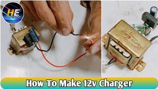 How To Make 12v Charger | Battery Charger | Harris Engineer