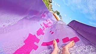 Crazy Downhill Water Slide at Knight's Action Park | Pirates Plunge