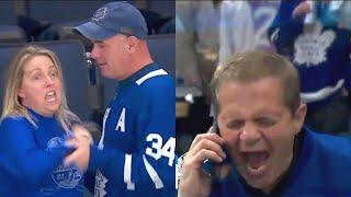 These Leafs fans had the (actual) best reactions to last night's win