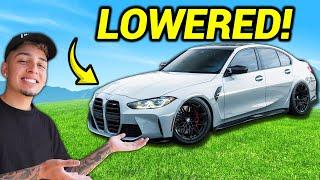 LOWERING MY BMW G80 M3!!!