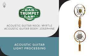 Ear Trumpet Labs Myrtle Microphone Sound Comparison - Raw Versus Processed Acoustic Guitar Recording