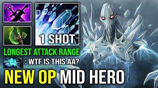 NEW OP MID AA Longest Attack Range 1 Shot Ice Blast Unlimited Freeze DPS Ancient Apparition Dota 2