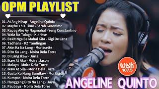 ANGELINE QUINTO BAGONG OPM HUGOT WISH 107.5 PLAYLIST 2023  BEAUTIFUL OPM LOVE SONGS