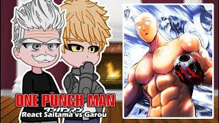 S-Class Hero's React to Saitama vs Garou | Gacha React | One Punch Man | Tiktok