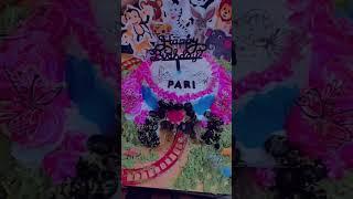 Paru's Birthday cake | Jungle Theme Moving Train Cake... #ytshorts #shorts #cake #birthday