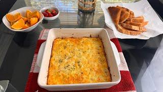 Cheesy Sausage & Egg breakfast casserole YUM 