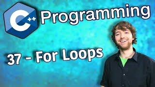 C++ Programming Tutorial 37 - For Loops (How to Calculate Factorial)