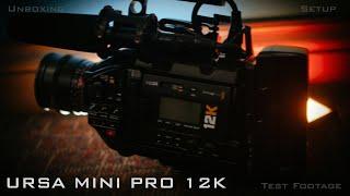 Unboxing, Setup, & Test Footage of the New Blackmagic Design Ursa Mini Pro 12K