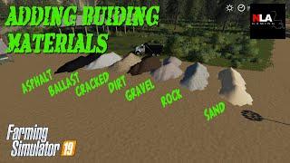 Farming Simulator 19 - Modding Tutorial - Adding Building Materials