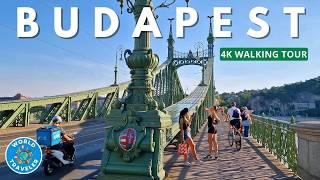 Budapest, Hungary: 4K Walking Tour by the Danube and City Center - June 2024