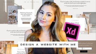 Design a website with me in Adobe XD ‍