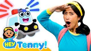  Tenny to the Rescue! | Police Cars for Children | Educational Video for Kids | Hey Tenny!