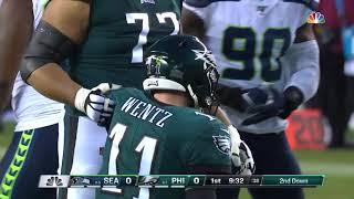 Carson Wentz INJURY vs Seahawks | Wild Card Weekend