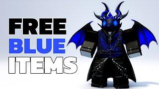 GET EVERY BLUE FREE ROBLOX ITEM!  (2024)