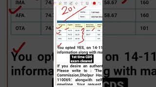 CDS Marks  #strategy #score #youtubeshorts #shorts #viralshorts #cds