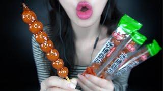 ASMR 엄청나게 아삭아삭!! 작고 귀여운  탕후루 Super crunchy sound! Cute little fruit candy