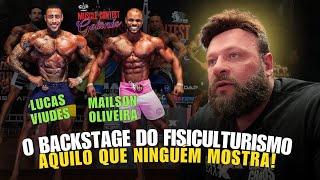 O BACKSTAGE DO FISICULTURISMO ** MuscleContest Goiânia - Mens Physique Pro