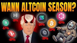 NOTFALLSTREAM TRUMP RETTET BITCOIN DOCH NICHT?!  KRYPTOMARKT AM ABGRUND! ‍️