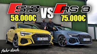 Beide TEUER! Aber welcher ist die BESSERE WAHL? AUDI RS3 vs S3 Vergleich | Fahr doch