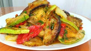 Баклажаны с Кабачками Вкуснее мяса! Лучший Армянский Рецепт САТЕ из Овощей!