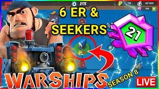 **WARSHIPS SEASON 8** | Unlocking 6TH ER [Boom Beach] | Diamond RANK