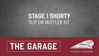 The Garage ft. Scout Stage 1 Shorty Slip-on Muffler & Air intake