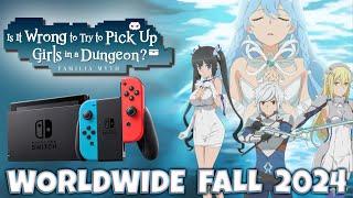 Danmachi "Fulland Of Water and Light" trailer and English release confirmed!!