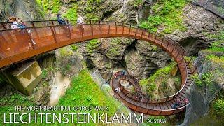LIECHTENSTEINKLAMM AUSTRIA   - The Most Beautiful Gorge Walk In Austria 8K