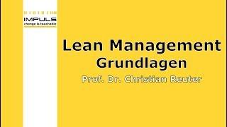 Lean Management Webinar - Grundlagen Lean Management